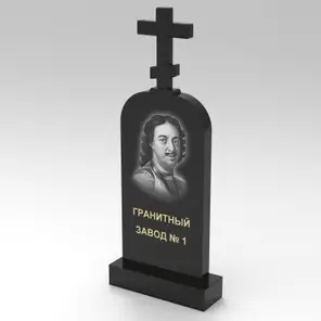 01043 Памятник фигурный из комплекта с крестом