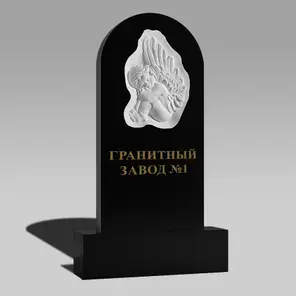 3210 Памятник резной с ангелочком