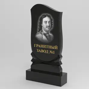 191 Памятник бутон с полированной гармошкой и фаской