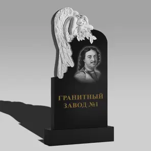 3003 Ритуальный памятник со спящим ангелом