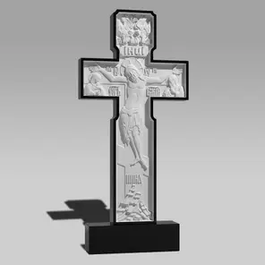 3072 Мемориальное надгробие крест распятие