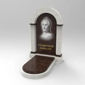 01073 Памятник с колоннами